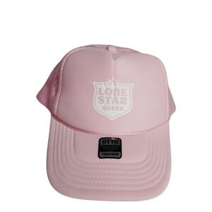 OTTO Pink Lone Star Queer Trucker Hat Mesh Adjustable One Size